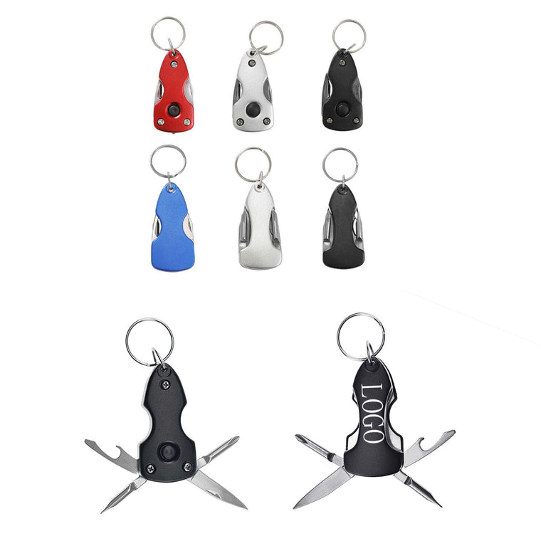 6 In 1 Multi-Purpose Tool Knife Keychain