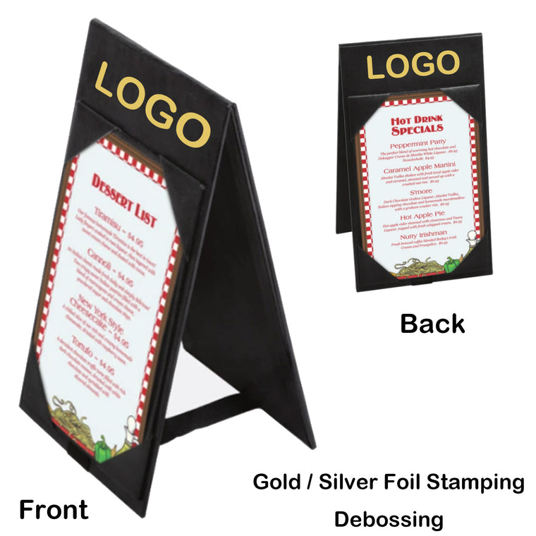 4 x 6 inch 2 Views Dinner Menu Cover