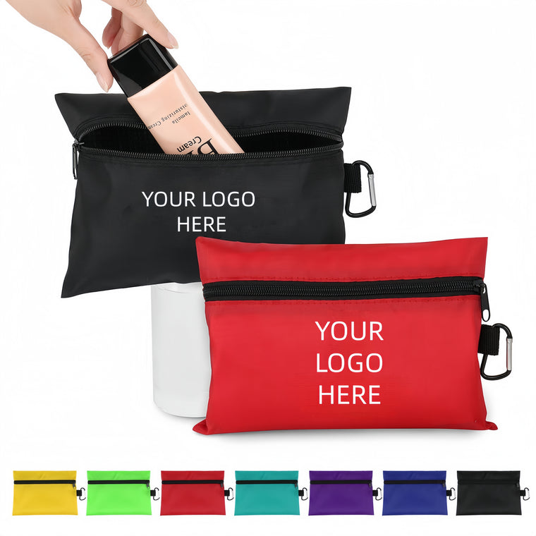 Zipper Pouch Storage Bag With Mountain Buckle