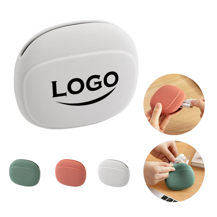 Minimal Silicone Earphone Storage Bag