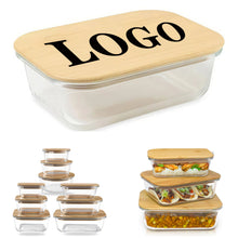 Glass Container With Bamboo Lid