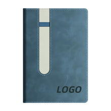 PU A5 Business Notebook With Elastic Pen Insert