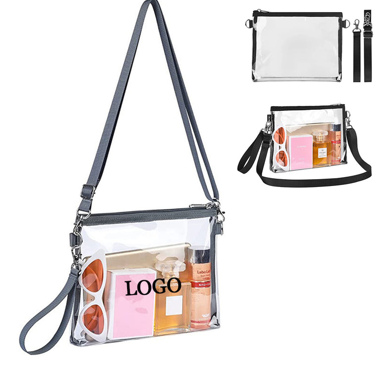Clear Crossbody Cosmetic Bag