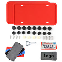 2 Pack Silicone License Plate Frame Holder