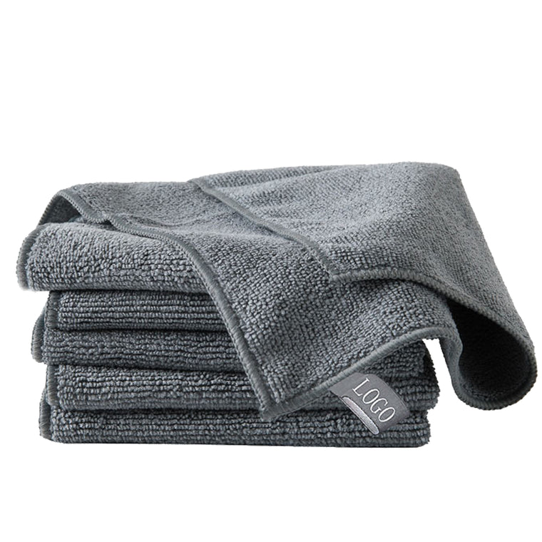 Gray Microfiber Cleaning Cloth