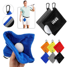 Golf Ball Towel With Carabiner