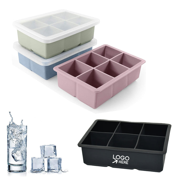 Silicone Ice Cube Trays with Lid