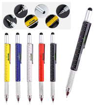 6-In-1 Metal Multifunction Ball-Point Pen
