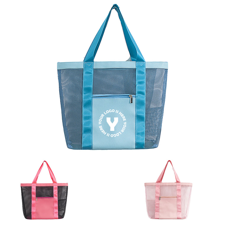 Beach Travel Zipper Tote Bag