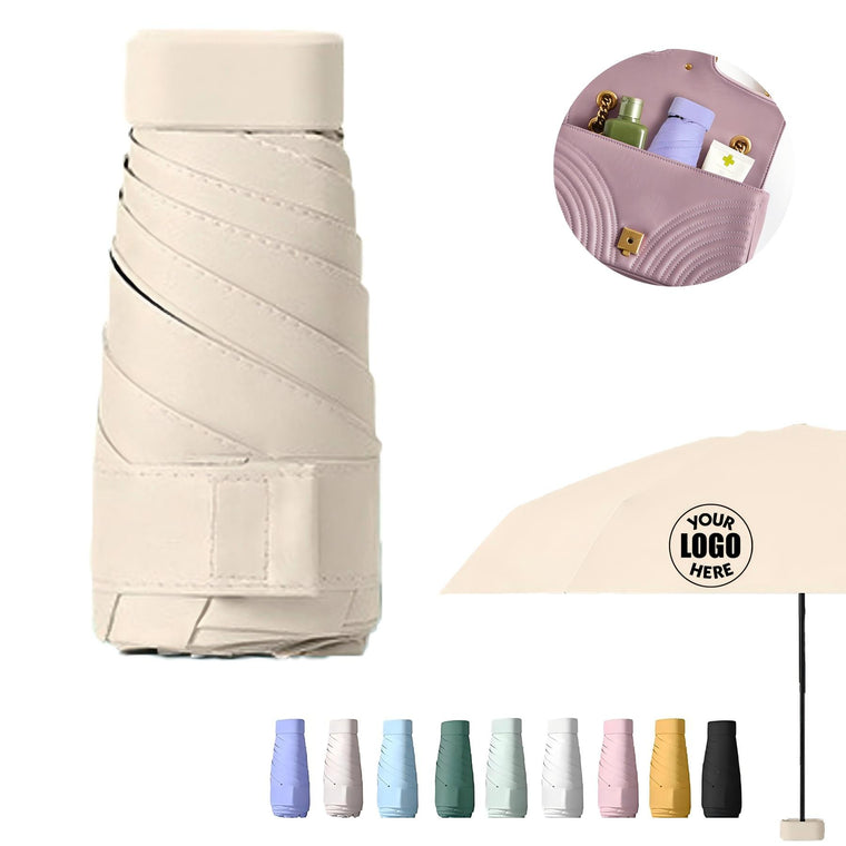 Upf50+ Mini Sunshade Portable Travel Umbrella