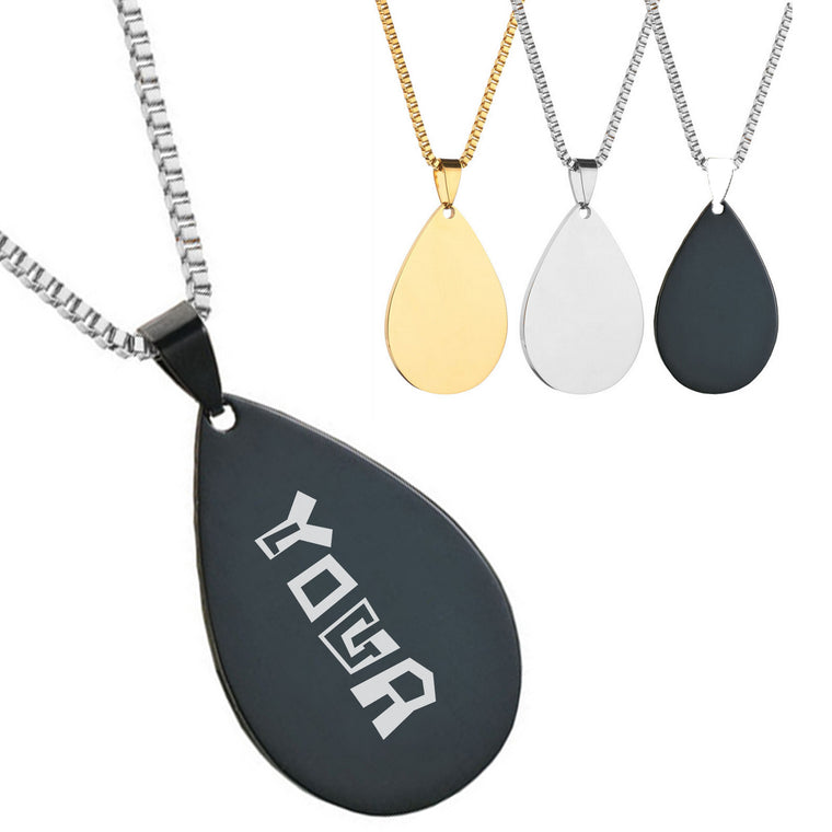 Simple Titanium Steel Pendant