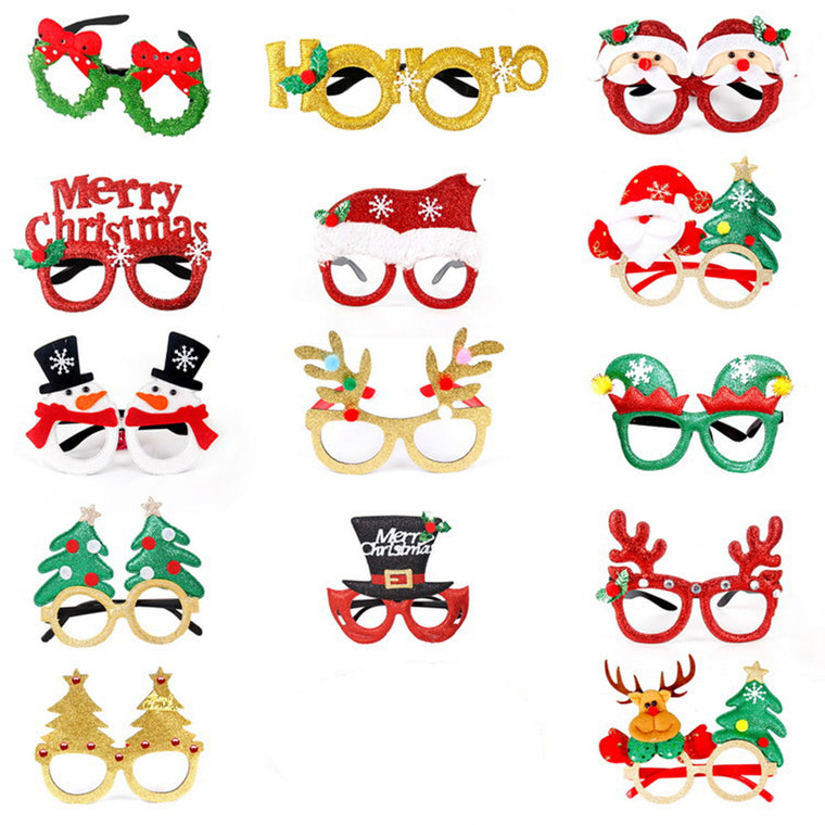 Christmas Glasses Frame