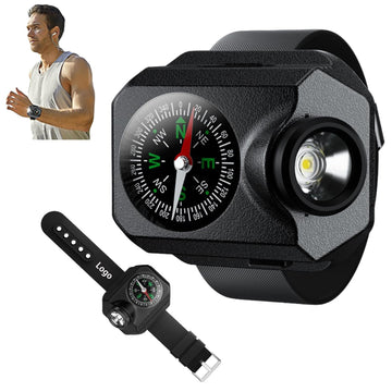 USB Rechargeable LED Light Outdoor Running Watch