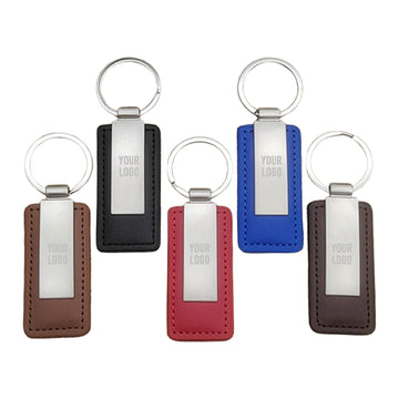 Pu Leather Car Keychain
