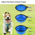 12 oz Collapsible Dog Bowl W/Carabiner