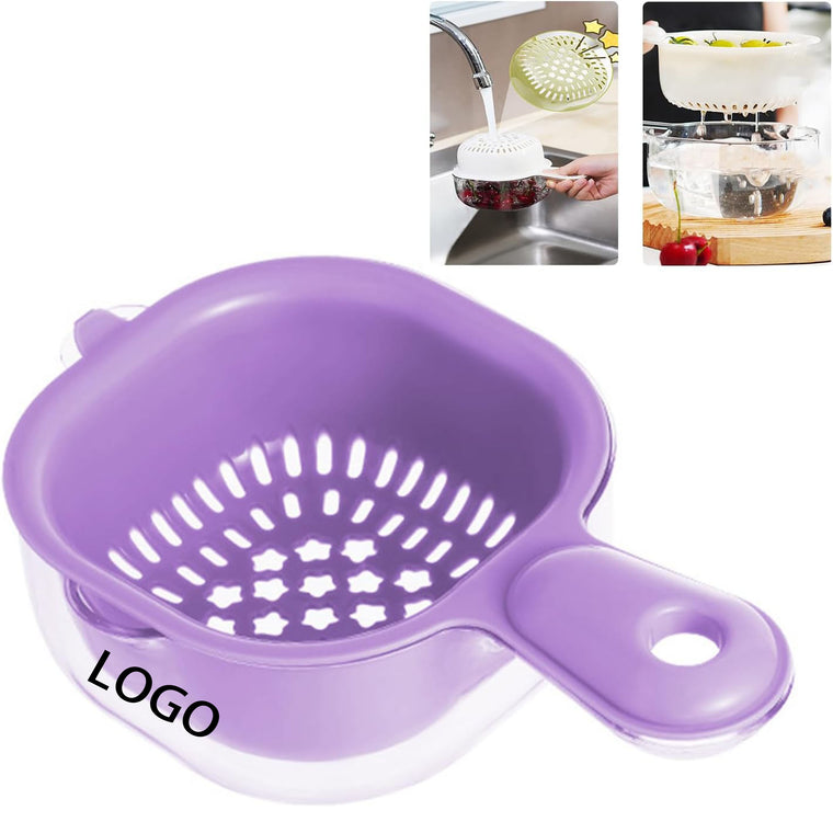 Plastic Double Layer Fruit Filter Basket