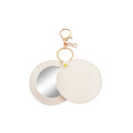 Round Leather Compact Mirror