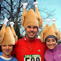 Plush Roasted Turkey Hats