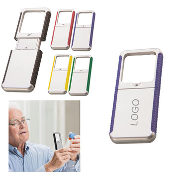 5X Pocket Magnifier With LED Light