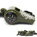Multi-Functional 3-In-1 Emergency Whistle With Lanyard