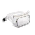 Clear PVC Waist Pack With Zipper Pocket