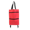 2-in-1 Collapsible Roller Shopping Bag