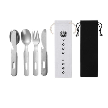 3 Pcs Knife Fork Spoon Tableware Cutlery Set For Traval