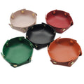 Portable Premium Leather Tray Desktop Storage Organizer
