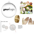 Christmas Transparent Acrylic Round Decorative Ball