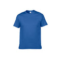 Adult 100% Cotton Crew Neck Short-sleeved T-shirt