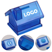 Transparent Mini House Shape Piggy Bank