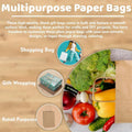 Brown Kraft Paper Shopper Tote Bag