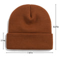 Soft Slouchy Winter Knitted Cuffed Beanie