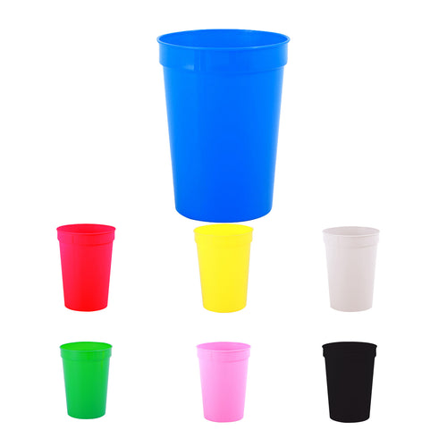 12Oz. Smooth Colored Stadium Souvenir Cup