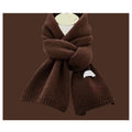 Solid Colors Knitted Scarf