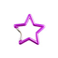 3 2/3'' Star-Shaped Carabiner Key Chain