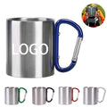10oz Stainless Steel Carabiner Mug