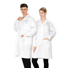 Unisex Cotton White Lab Coat Moisture Wicking