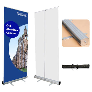 78"X31" Retractable Banner Stand With Graphic