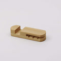 Bamboo Desktop Cable Organizer Cell Phone Holder