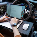 Portable Leather Foldable Laptop Lap Desk Bed Desk