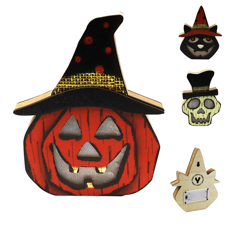 Halloween Pumpkin Ghost Lights