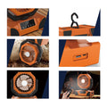20,000mAh Camping Fan Lantern With Power Bank, LED Light