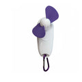Portable Hand-Held Fan With Flashlight