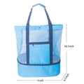 2-in-1 Outdoor Tourism Net Picnic Bag w/Insulation Cooler