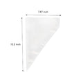 100Pcs Disposable 12.2In Piping Bags