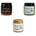 Premium Natural Vegetable Wax Glass Scented Candles