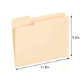 Letter Size Manila File Folders 1/3 Cut Tabs