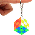 Mini Puzzle Cube With Keychain
