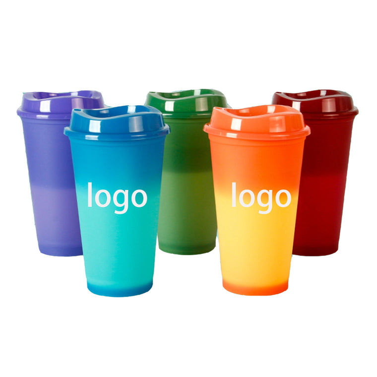 16 Ounce Beverage Heated Color Changing Coffee Cup